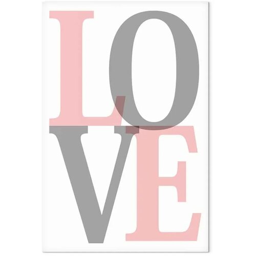  Slika - Grey Love (1 Part) Vertical 40x60 Na talijanskom platnu Cene