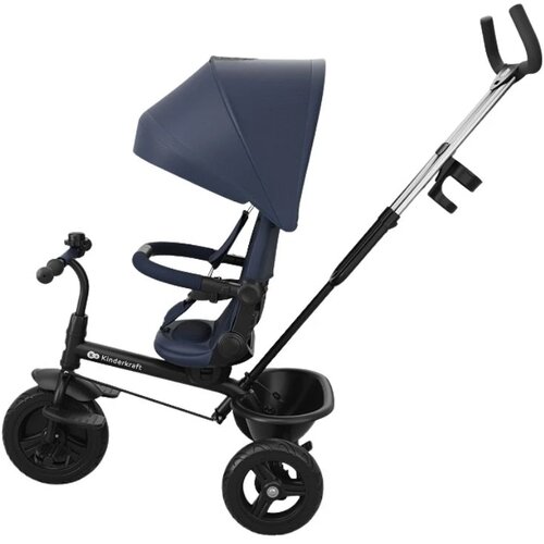 Kinderkraft tricikl za decu Aston 2 Plus Blue, 9m+ Slike