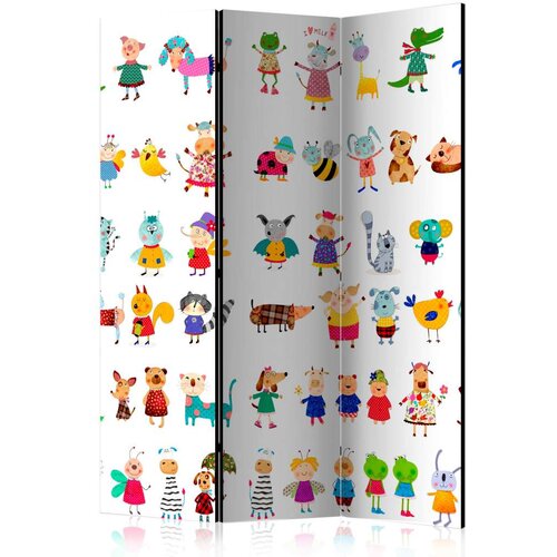  Paravan u 3 dijela - Cartoon Pets [Room Dividers] 135x172 Cijene