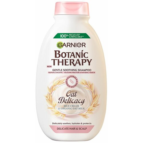 Garnier botanic therapy oat delicacy šampon 400ml Slike