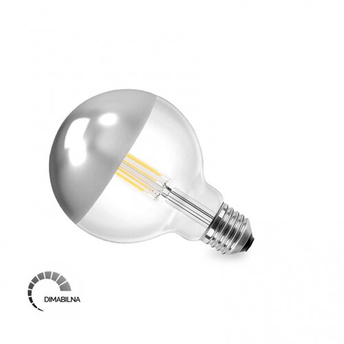 Bb Link LED SIJALICA FILAMENT DIM G125 8W E27 2700K 1055lm TOP SILVER Cene