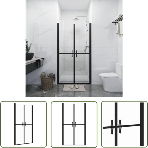The Living Store Vrata za tu&amp;scaron; prozorna ESG (73-76)x190 cm - Vrata Za Tu&amp;scaron;, (21745000) Slike