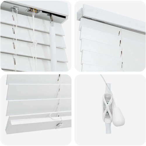  Venecijanska roleta Bijela 80 x 130 cm 35 mm Slike