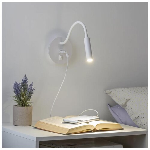  Brilagi - LED fleksibilna zidna lampa sa USB priključkom MAYA LED/3W/230V bela Cene