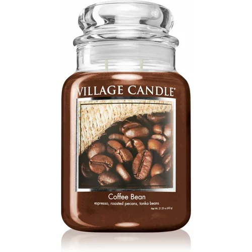 Village Candle Coffee Bean dišeča sveča (Glass Lid) 602 g