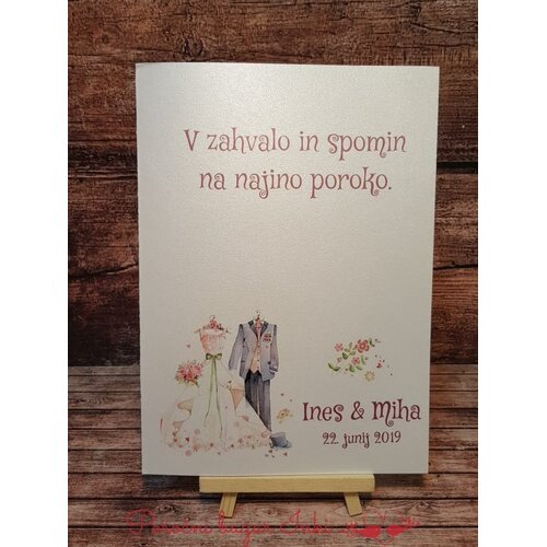  Poročne zahvale PORZAH 125 Cene