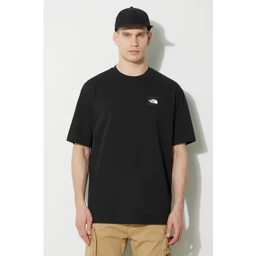 The North Face Pamučna majica M Nse Patch S/S Tee za muškarce, boja: crna, s aplikacijom, NF0A87DAJK31