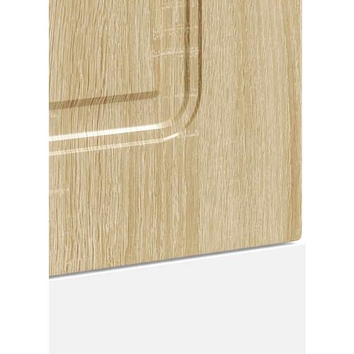 VidaXL Plo&amp;scaron;ča za pomivalni stroj Kalmar sonoma hrast 45x1,5x67 cm Slike