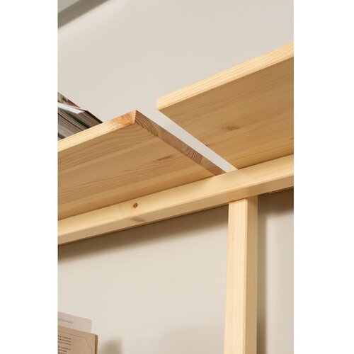 Karup Design Zidna polica od masivnog bora u prirodnoj boji 192x47,5 cm Groove &amp;ndash; Slike