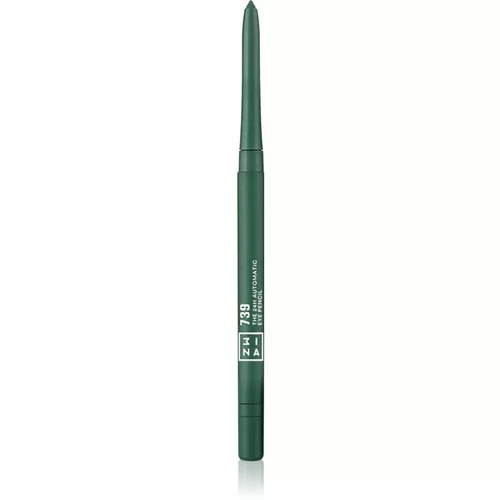 3INA The 24H Automatic Eye Pencil dolgoobstojni svinčnik za oči odtenek 739 - Green 0,35 g