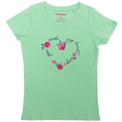 Lucky Kiddo majica KR LK-KGT SS 1_23 J 017550 D zelena 116 Cene