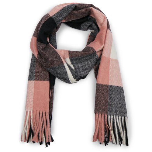 Orsay Black and Pink Women's Plaid Scarf - Women Slike