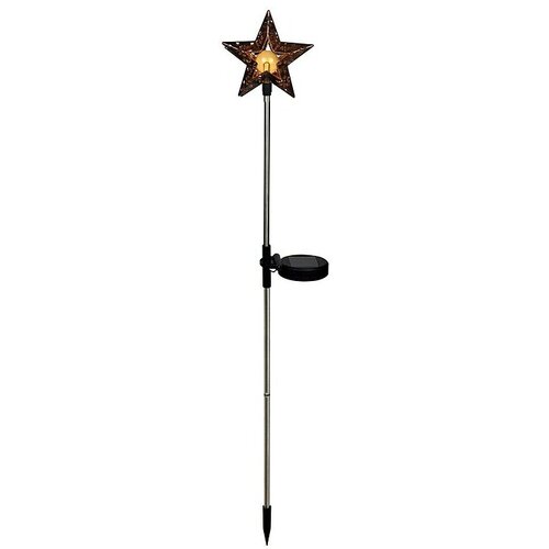 BAUHAUS LED solarna dekorativna svetilka Zvezda (Črna, Do x Š x V: 8,5 x 6 x 82 cm) Cene