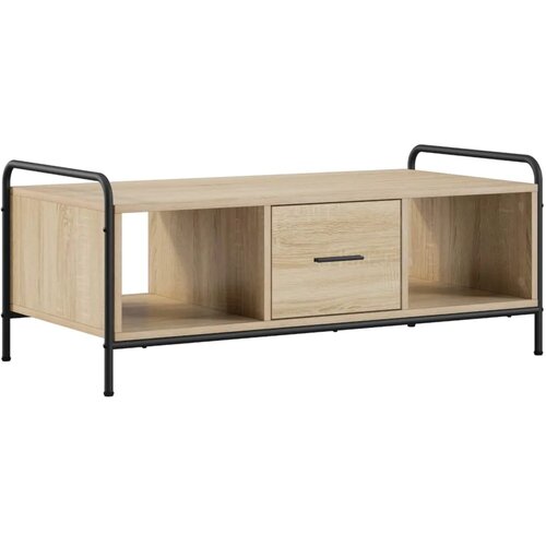  Stolić za kavu Hrast sonoma 99 5 x 49 x 41 cm Konstruirano drvo - Hrast sonoma Slike