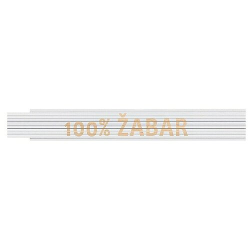 HEKA Zložljivi meter (Dolžina: 2 m, Bela, Natis: 100% ŽABAR) Cene