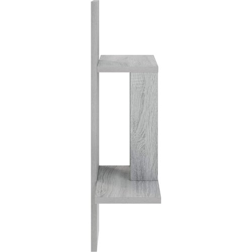  Polica na zidu Siva Sonoma 59 x 17 x 63 cm Konstruirano drvo Slike