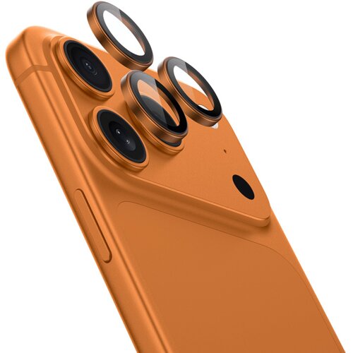 Benks kaljeno staklo DR Sapphire za&amp;scaron;tita za kameru za iPhone 17 Pro/17 Pro Max (3 komada leća) narančasta Slike