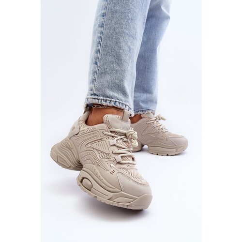 Kesi Sneakers on a massive GOE Beige sole Slike