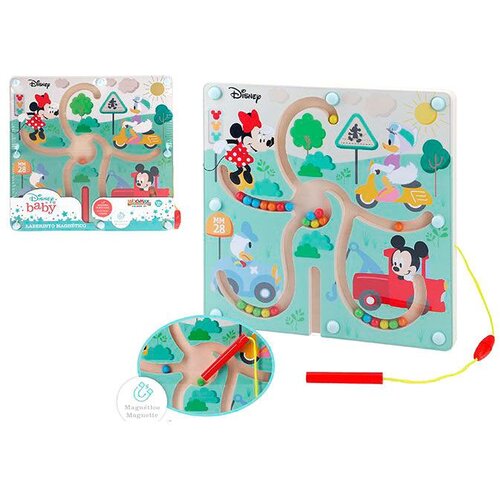  Drveni magnetni labirint Disney Baby, 23 x 23 cm Slike