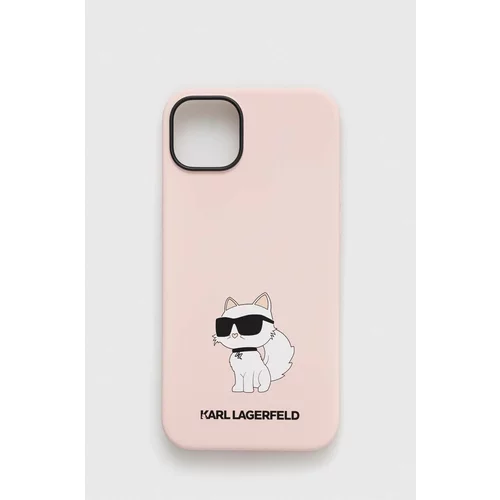 Karl Lagerfeld Etui za telefon iPhone 14 Plus 6,7" roza barva