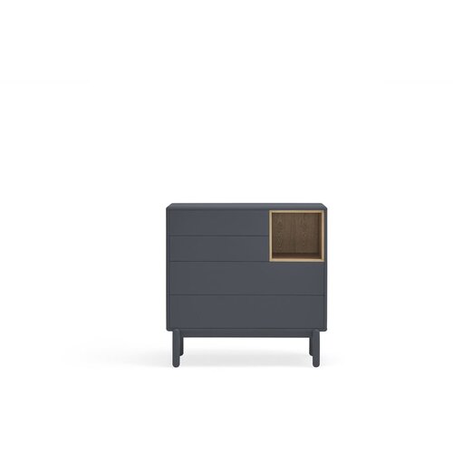 Teulat Tamnosiva niska komoda 90x90 cm Corvo - Slike
