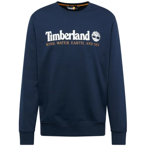 Timberland Sweater majica safirno plava / svijetlosmeđa / bijela