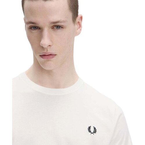 Fred Perry Crew Neck T-Shirt Snow White Bijela Cene