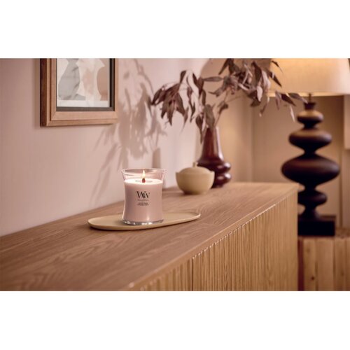 WoodWick Crystal Ginger di&amp;scaron;eča sveča z lesenim stenjem 275 g Slike