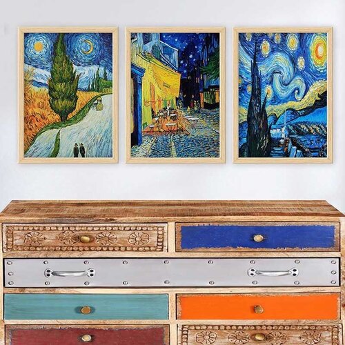 Wallity Set uramljenih slika 3NTC_UN78512, 3 Dela Cene