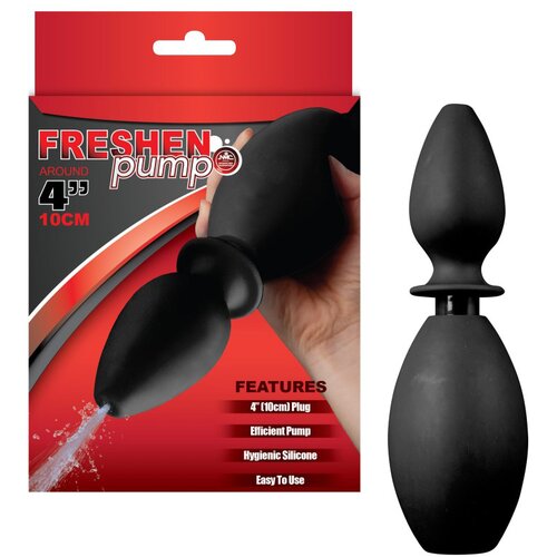 Nmc Freshen Pump Plug 4" Black Cene