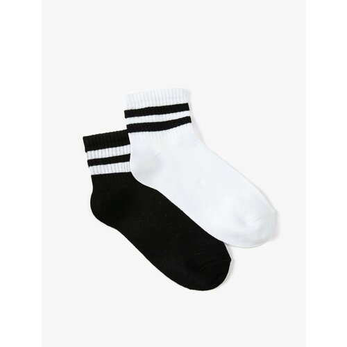 Koton 2-Pack Booties Socks Set Stripe Patterned Multi Color Slike