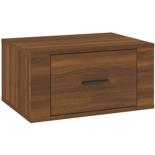 Maison Chic Stenska Nočna omarica - Nočna miza rjavi hrast 50x36x25 cm, (21688110) Slike