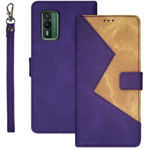 INORCO Stojalo za telefon Nokia XR21, preklopni pokrov iz PU usnja, reže za kartice, barva spajanja, (22035910) Slike