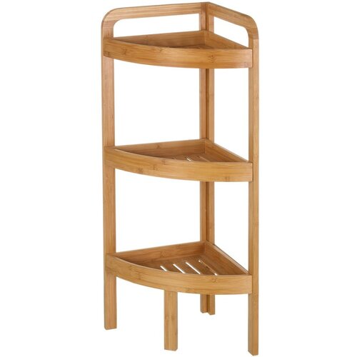 Unimasa Kotni regal s 3 policami iz bambusa Bamboo Cene