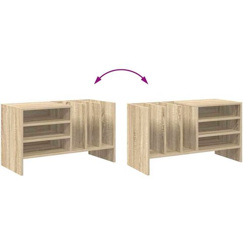  Ormar za ploče Sonoma hrast 78.5 x 35 x 45 cm Konstruirano drvo Slike