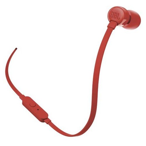 JBL Slu&amp;scaron;alice sa mikrofonom T110, 3.5 mm jack, Crvene Slike