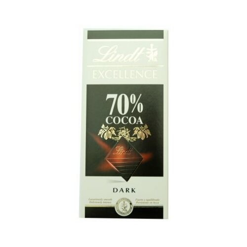 Lindt excellence 70% cocoa crna čokolada 100g Slike