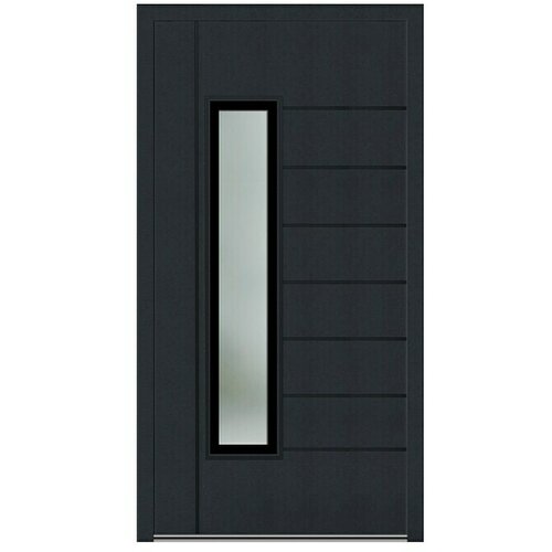 PVC Zunanja vhodna vrata Izola KT171 (70 x 1100 x 2100 mm, antracit, desna, PVC) Cene