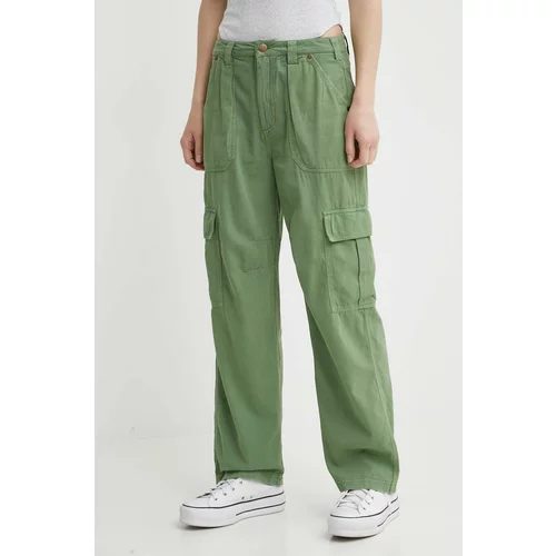 Billabong Bombažne hlače zelena barva, ABJNP00419
