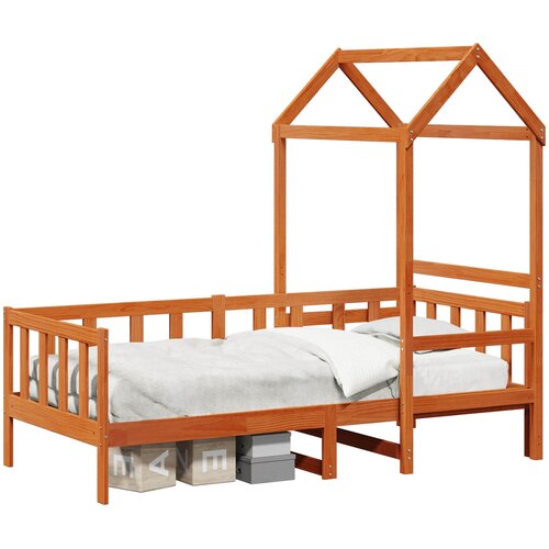  Set Dnevnog Kreveta 2 pcs Vosak smeđa Čvrsto borovo drvo Slike