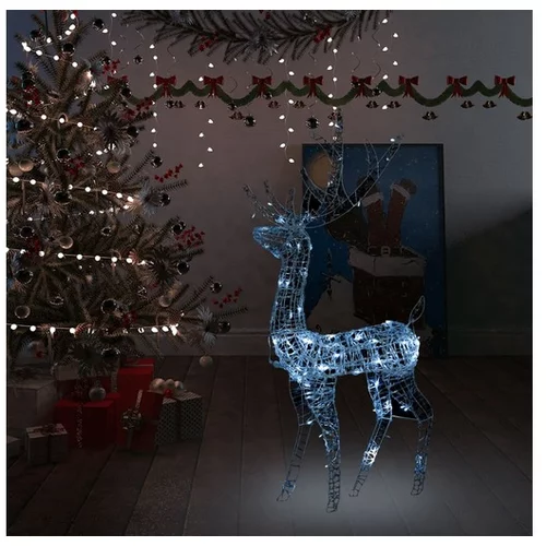  Božična dekoracija jelen 140 hladno belih LED lučk 120 cm
