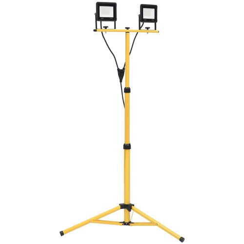 vidaXL LED reflektor s stojalom 2x30 W hladno bel Cene