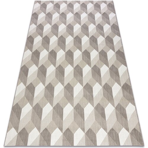 RugsX Preproge Preproga v videzu sisala FLAT 48624/686 KOCKI 160x230 cm Bež Cene