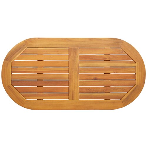 VidaXL Stolna ploča 100x50x2.2 cm Ovalna masivna drvena akacija Slike