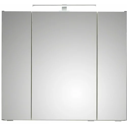 Pelipal Siva stenska kopalniška omarica z ogledalom 80x70 cm Set 357 - Pelipal