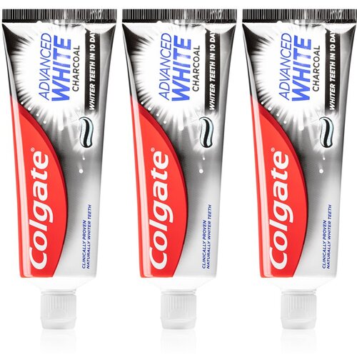 Colgate Advanced White belilna zobna pasta z aktivnim ogljem 3x75 ml Cene