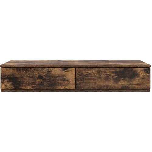  Ladice za krevet od dimljenog hrasta 100x36 5x16 5 cm od konstruiranog drveta Slike
