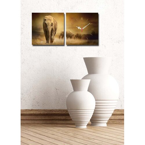 Wallity Zidni sat 2P2828CS-19, 60x28 cm, 2 dijela Cijene
