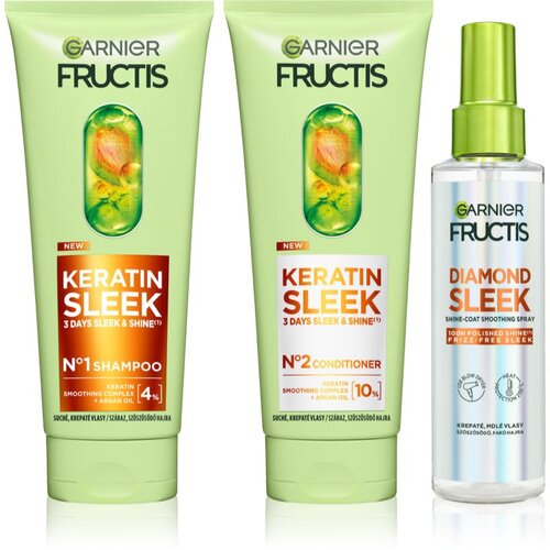Garnier Sleek Routine set za suhe lase Cene