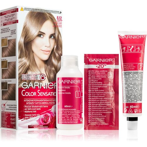 Garnier color sensation trajna sjajna boja za kosu 40 ml nijansa 8,12 light roseblonde Cijene